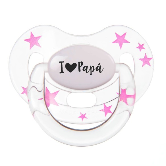 Chupete "I ❤ Papá" – El regalo perfecto para papá