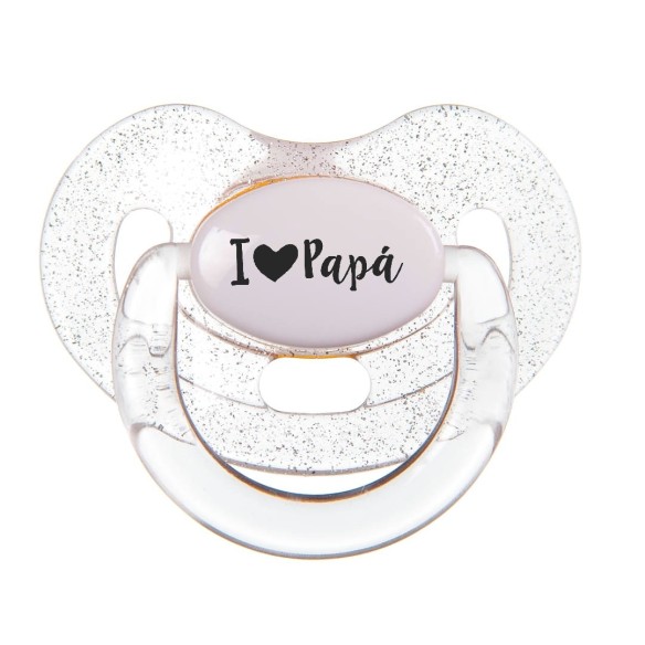 Chupete "I ❤ Papá" – El regalo perfecto para papá
