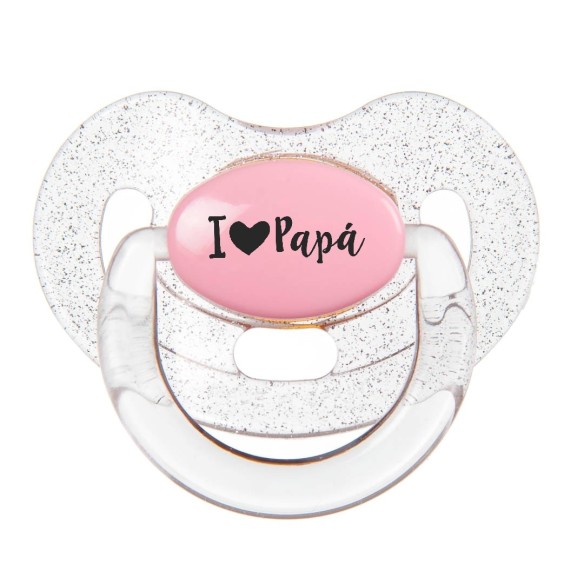 Chupete "I ❤ Papá" – El regalo perfecto para papá
