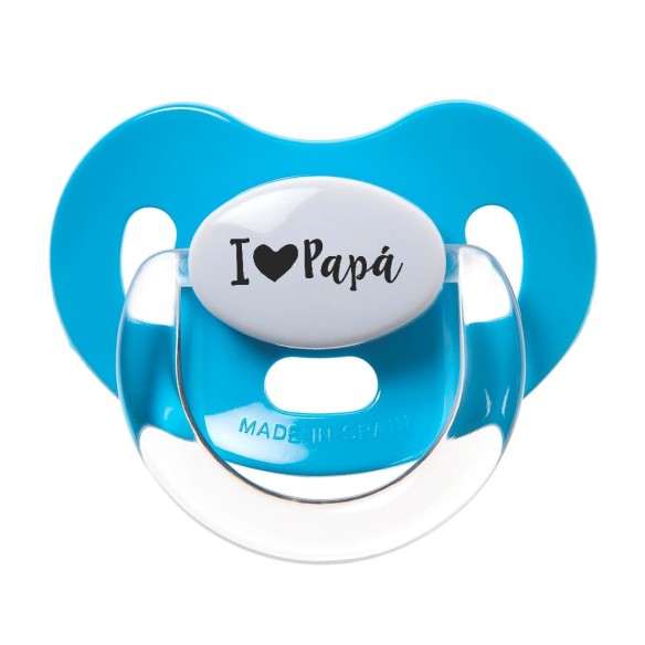Chupete "I ❤ Papá" – El regalo perfecto para papá