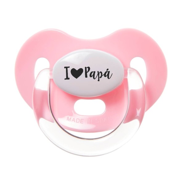 Chupete "I ❤ Papá" – El regalo perfecto para papá