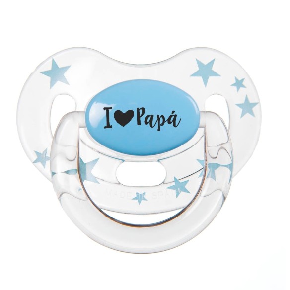 Chupete "I ❤ Papá" – El regalo perfecto para papá