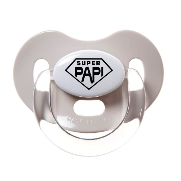 Chupete "SUPER PAPI" – Un chupete para héroes