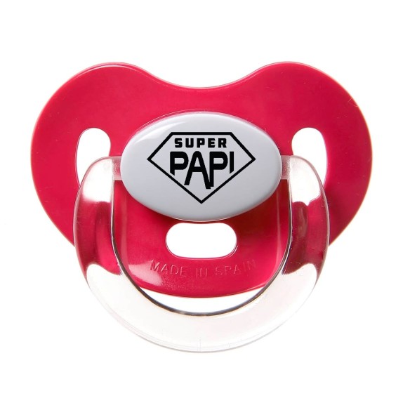 Chupete "SUPER PAPI" – Un chupete para héroes