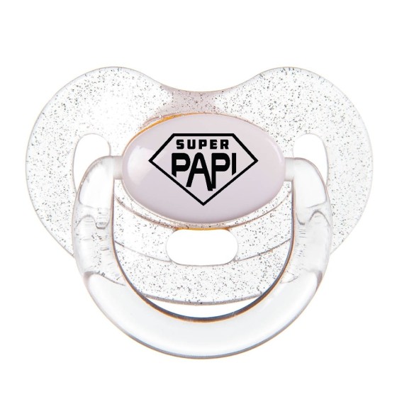 Chupete "SUPER PAPI" – Un chupete para héroes