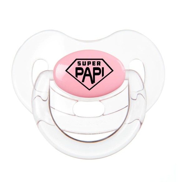 Chupete "SUPER PAPI" – Un chupete para héroes