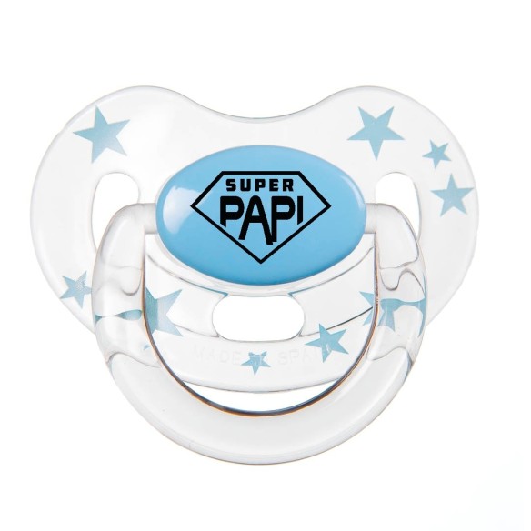 Chupete "SUPER PAPI" – Un chupete para héroes