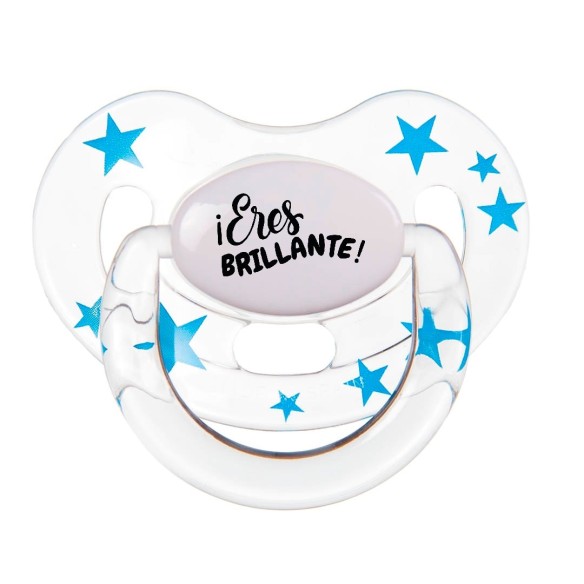 Chupete "¡Eres BRILLANTE!" – Un mensaje positivo para tu bebé