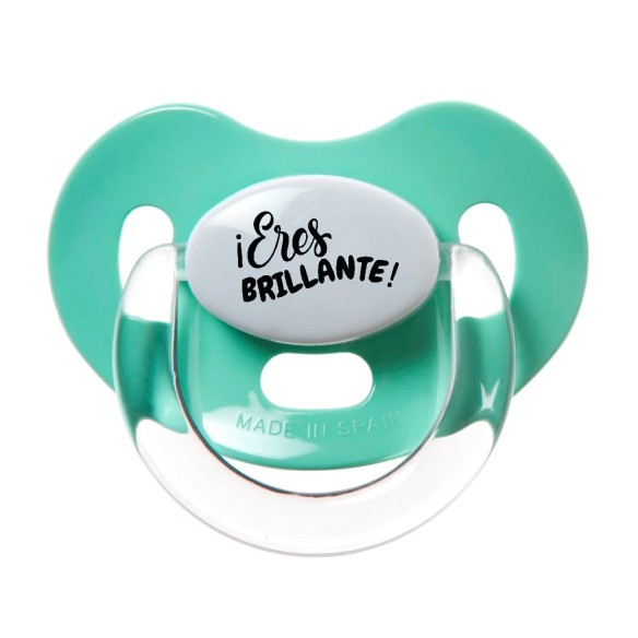 Chupete "¡Eres BRILLANTE!" – Un mensaje positivo para tu bebé