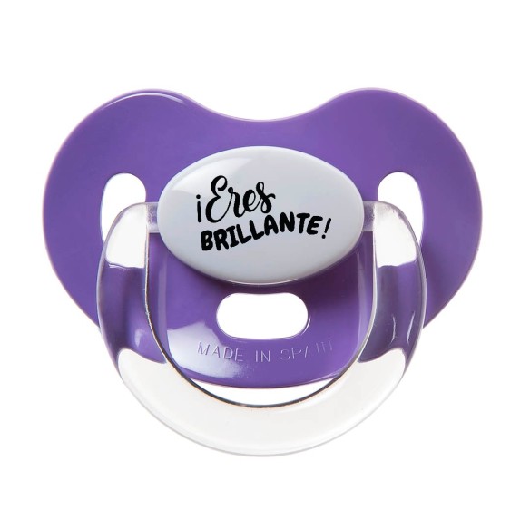 Chupete "¡Eres BRILLANTE!" – Un mensaje positivo para tu bebé