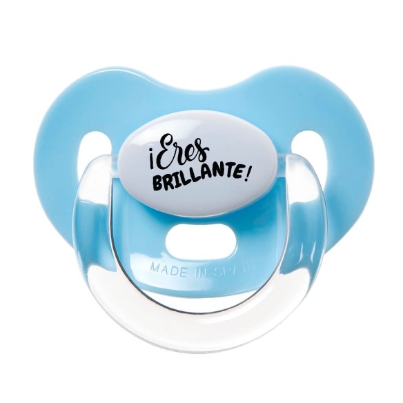 Chupete "¡Eres BRILLANTE!" – Un mensaje positivo para tu bebé