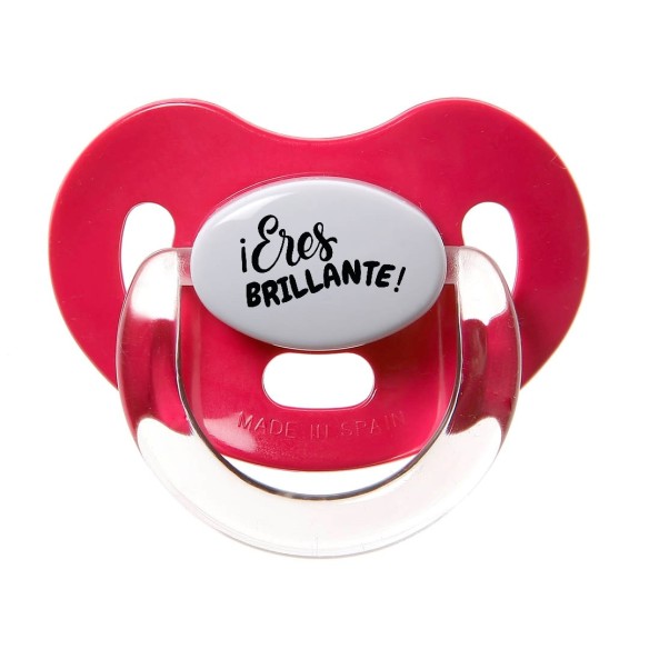 Chupete "¡Eres BRILLANTE!" – Un mensaje positivo para tu bebé