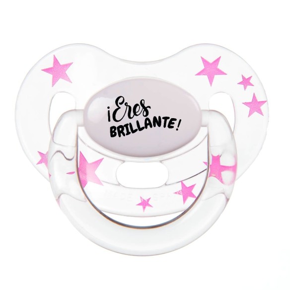 Chupete "¡Eres BRILLANTE!" – Un mensaje positivo para tu bebé