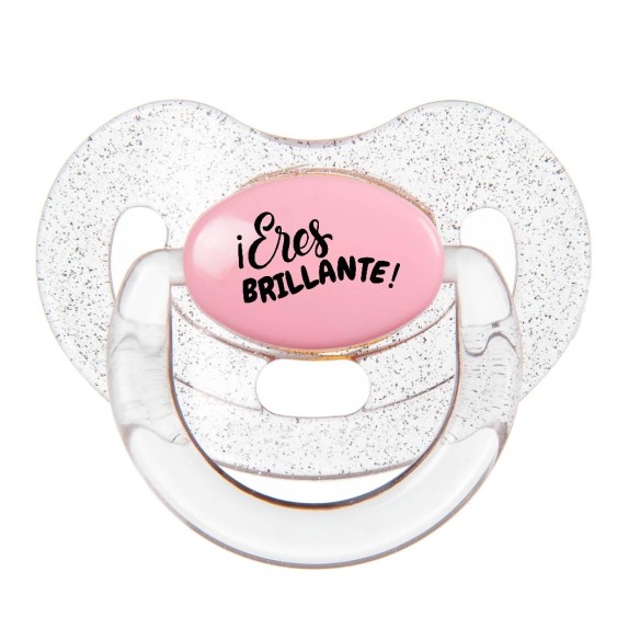 Chupete "¡Eres BRILLANTE!" – Un mensaje positivo para tu bebé