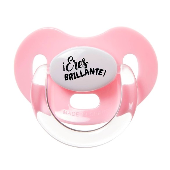Chupete "¡Eres BRILLANTE!" – Un mensaje positivo para tu bebé