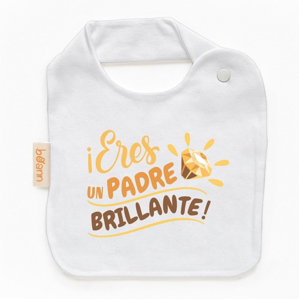 Babero "¡Eres BRILLANTE!" – Un mensaje especial