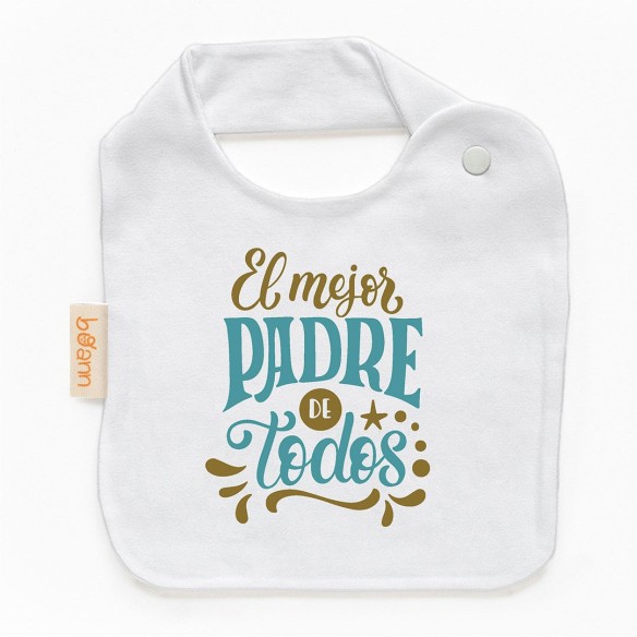 Babero "El mejor PADRE" – Un detalle especial para papá