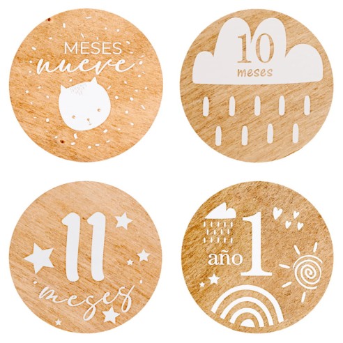 Cumple Mes Personalizado - Blanco