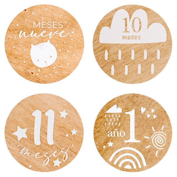 Cumple Mes Personalizado - Blanco