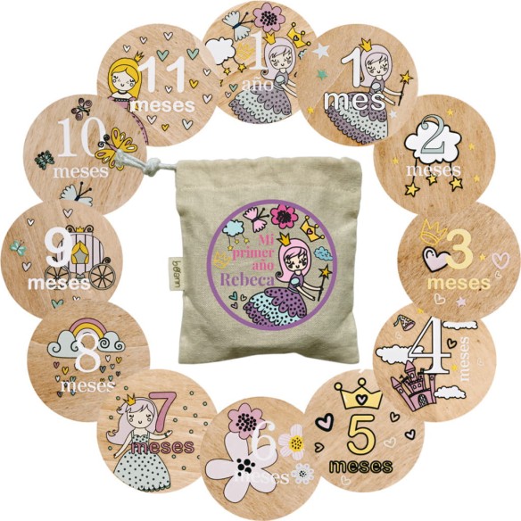 Cumple Mes Personalizado - Princesa