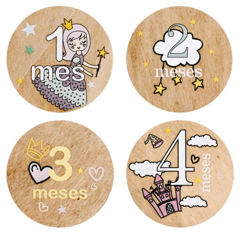 Cumple Mes Personalizado - Princesa