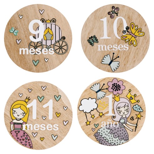 Cumple Mes Personalizado - Princesa