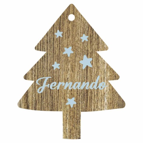 Bola de Navidad Madera Marrón...