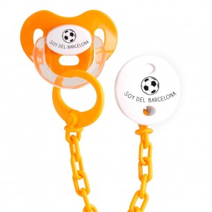 Pack chupete y cadena F128 Rojo 2