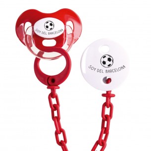 Pack chupete y cadena F128 Rojo