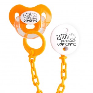 Pack chupete y cadena F222 Azul Marino 2