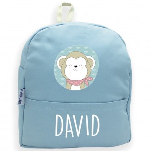 Mochila MONO azul 02