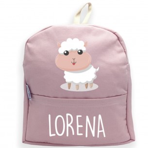Mochila OVEJA rosa 02