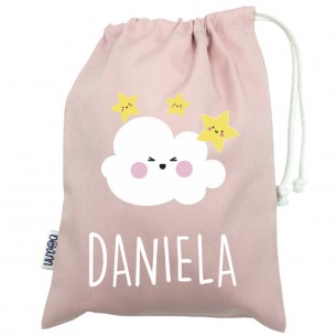 Talega mini con asas NUBE azul 02 2