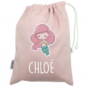 Talega mini con asas SIRENA azul 02 2