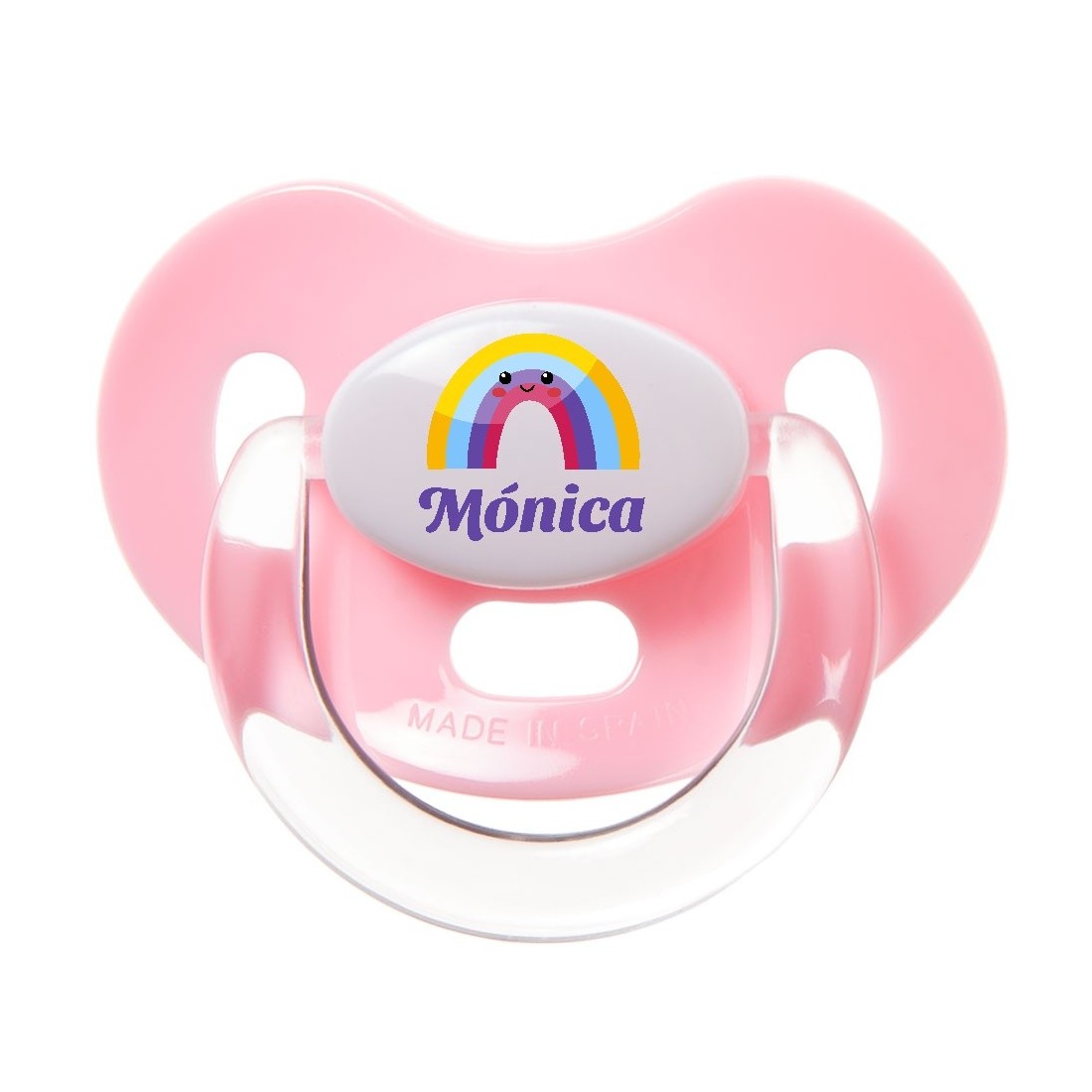 Chupete Personalizado a Color Arcoiris